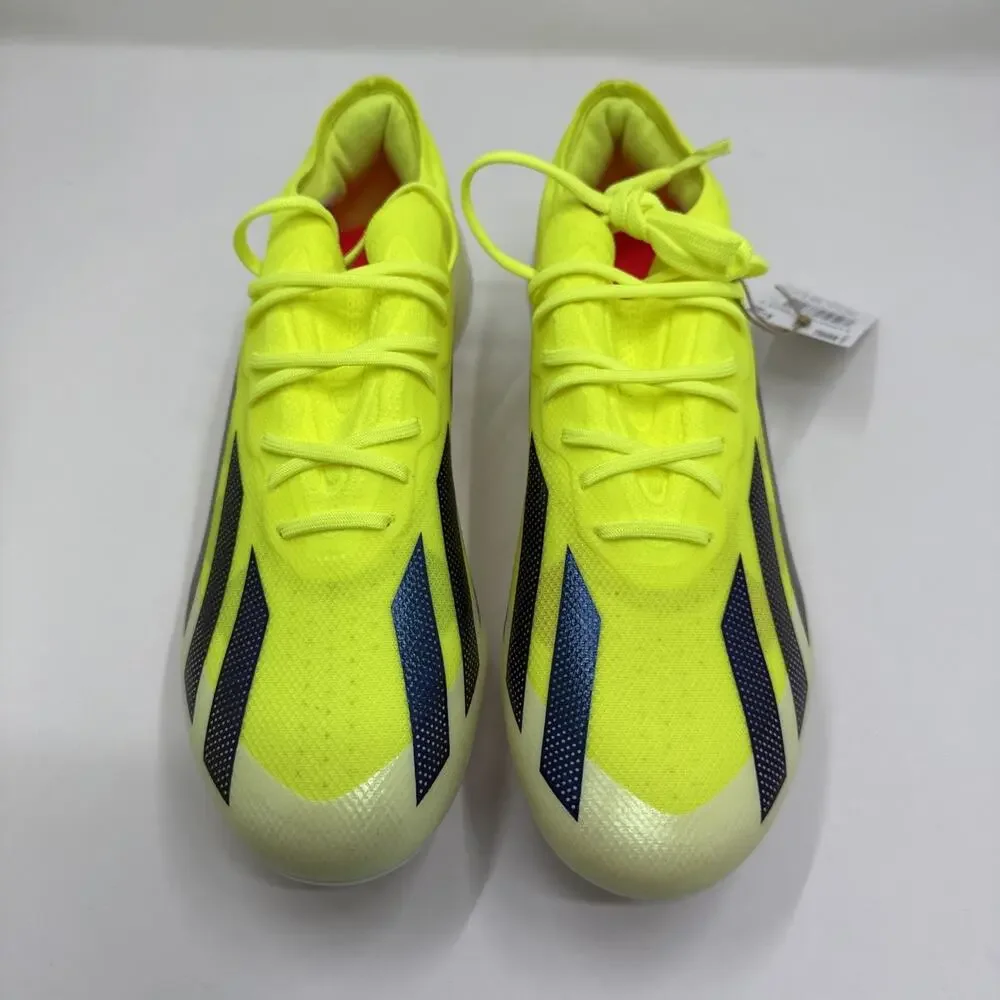 Men's Adidas X Crazyfast.1 Elite SG Cleats Boots Solar Energy IF0665 Size 5.5